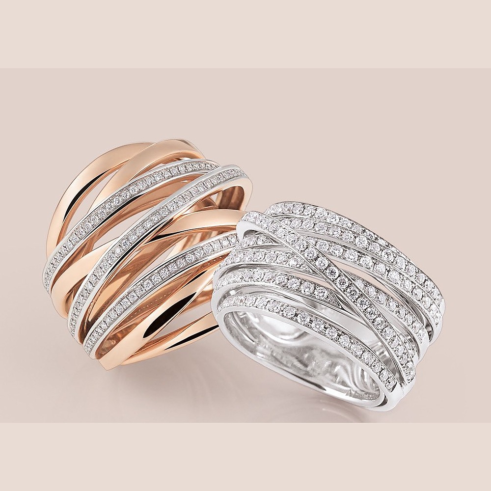 Al Coro Serenata Crossover Ringe bei Juwelier bouz