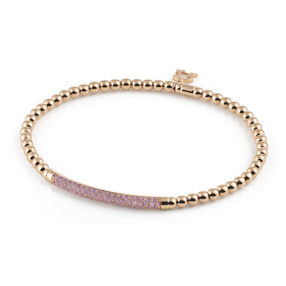 Al Coro Stretchy Armband in Pink und Rosegold bei Juwelier bouz