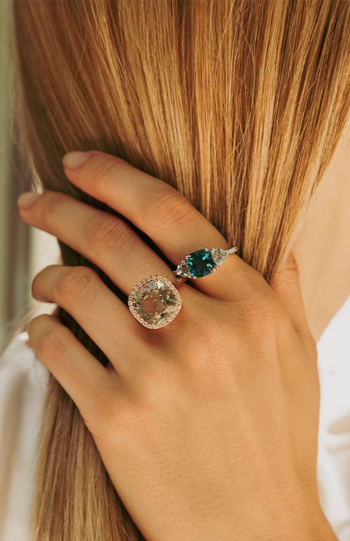 C&C Gioielli Jaipur & Alisei Kampagnenbild bei Juwelier bouz