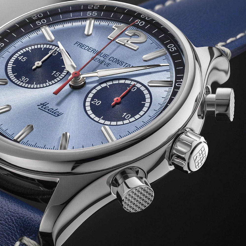 Frederique Constant Vintage Rally Healey Detailansicht 3 bei Juwelier bouz