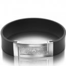 Meisterschmuck Herrenarmband aus Leder und Stahl bei Juwelier bouz