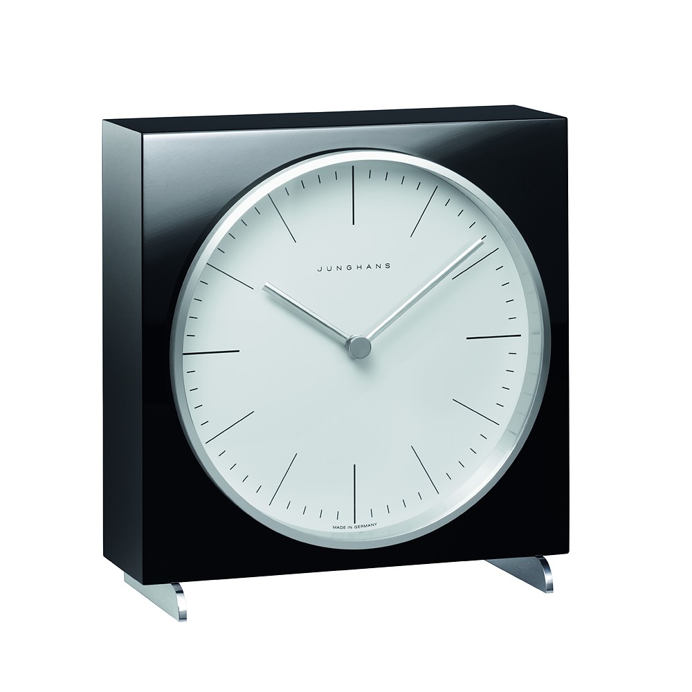 Junghans max bill Tischuhr in Schwarz bei Juwelier bouz