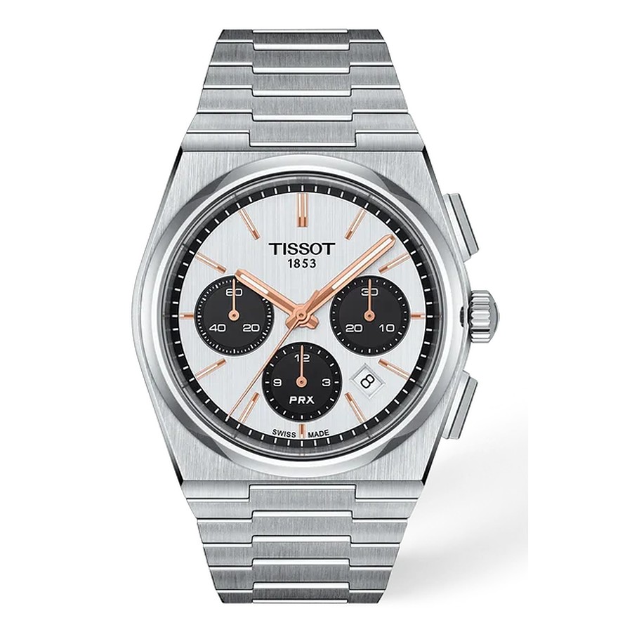 Tissot PRX Chronograph mit Panda-Zifferblatt bei Juwelier bouz