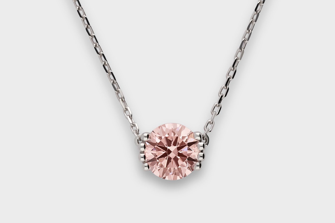 mandana Forever Collier mit rosa Nevermined Diamant, Detail